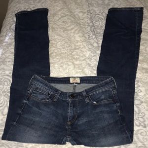 Fossil Medium wash boot leg jean